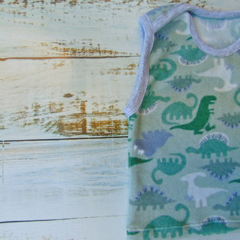 Chaleco Micropolar Dinos Verdes - comprar online