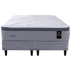 Conjunto Brighton Gris 1.80x2.00 - ConfortCenter