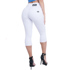 Pantalón Capris Jeans Mujer Levanta Cola Calce Perfecto