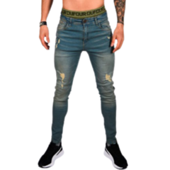 Pantalón Jean Hombre Elastizado Calce Perfecto Talle 38 al 50 - comprar online