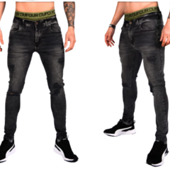Pantalón Jean Hombre Elastizado Calce Perfecto Talle 38 al 50 - comprar online