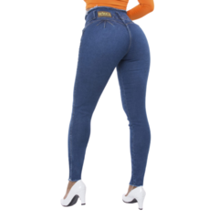 Pantalón Jeans Dama Chupin Levanta Cola Tiro Alto Calidad Premium Talle 36 Al 50 - tienda online