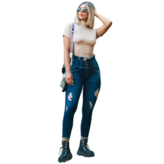 Jean Levanta Cola Push Up Súper Elastizado Calce Perfecto Talle 36 al 50