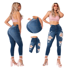 Jean Súper Elastizado Calce Perfecto Talle 36 al 46 - Divas Club Jeans 
