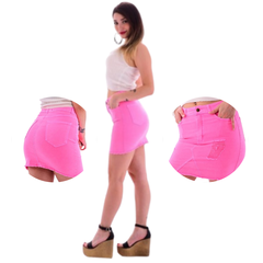 Minifalda Mujer De Jean Elastizada Looks Para Esta Temporada - Divas Club Jeans 