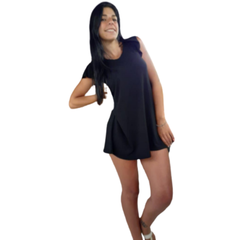 Vestido Mujer Bobo Corto Sexy Versátil De Verano De Modal