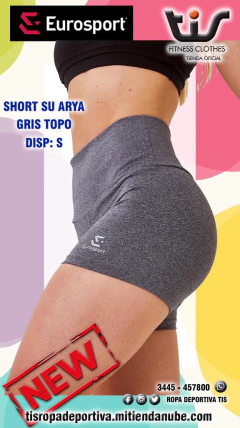 Short Su Arya Gris Topo * EUROSPORT *