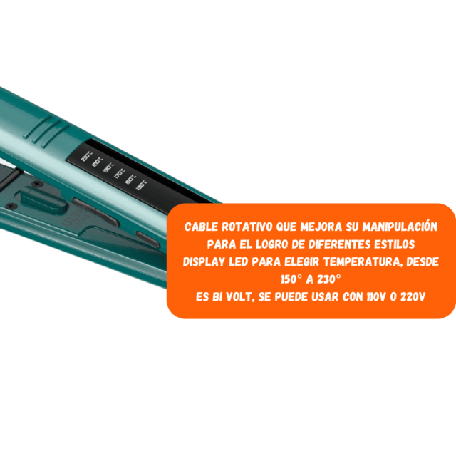Planchita De Pelo Gama Italy 4d Therapy Elegance Led Kerashine