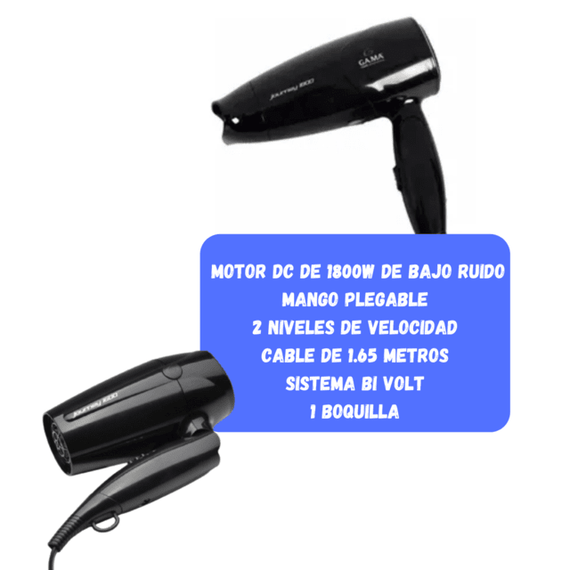 Gama Secador De Pelo Journey 1800 Ion - BRG HOGAR