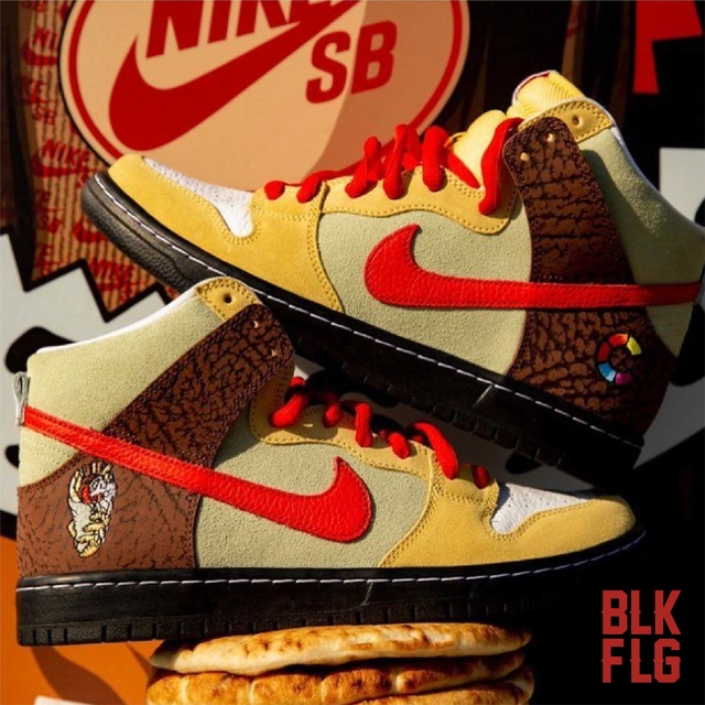 tênis sb dunk high pro iso colorido