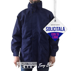 campera de trucker impermeable con relleno de guata