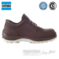 zapato de seguridad modelo cobalto marca ombu, homologado, con puntera de composite - comprar online