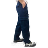 pantalón cargo de gabardina de 6 oz