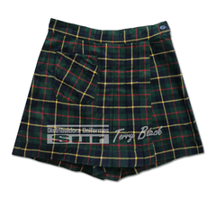 POLLERA PANTALON ESCOCESA SANTO CRISTO