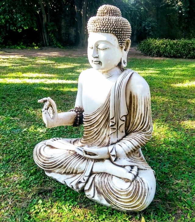 Buda Grande Mudra Karana 72 Cm Estatua De Jardin Apto Exterior Decorac