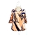Art. 1966 Blusa Lino Est.Rayas Cuello Mao