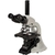 Microscópio Biológico Trinocular Óptica infinita, Aumento 40X até 1000X, Objetiva Planacromática Infinita e Iluminação LED 3W.