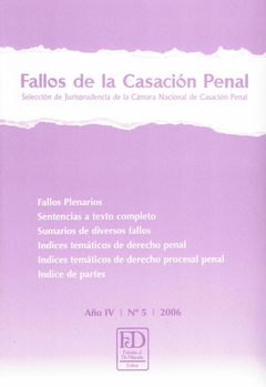 Fallos de la Casación Penal N° 5.