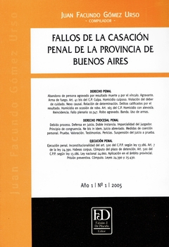 Fallos de la casación Penal de la Provincia de Buenos Aires T. 1.