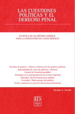 Las cuestiones políticas y el derecho penal