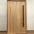 Puerta de entrada moderna pivotante Pino Brasil -Cod: 6008