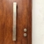 Puerta moderna enchapada en cedro con paños laterales- Cod 5777 - tienda online