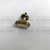 Medio pomo liso bronce - Cod: HP6