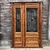 Puerta de hoja y media estilo colonial - A medida - Cod F21 - comprar online