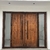 Puerta de entrada doble hoja + paños laterales - A medida - Cod F106