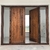 Puerta de entrada doble hoja + paños laterales - A medida - Cod F106 - comprar online