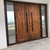 Puerta de entrada doble hoja + paños laterales - A medida - Cod F106 - Casa Gongora