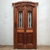 Puerta de entrada estilo colonial tallada a medida - F4103