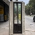 Imagen de Puerta con vidrio repartido y celosías - Cod DT48
