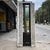 Puerta con vidrio repartido y celosías - Cod DT48