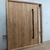 Puerta moderna + paño fijo de vidrio - A MEDIDA- cód. f188 - comprar online