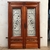 Puerta de entrada colonial tallada, doble hoja - Cod 5054