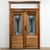 Puerta colonial doble con banderola- A MEDIDA- Cod. F213