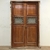 Puerta de entrada tablero con vidrio y reja - Cod: 5635