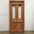 Puerta de una hoja estilo colonial doble rejita de cedro - Cod 5702