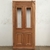 Imagen de Puerta de una hoja estilo colonial doble rejita de cedro - Cod 5702
