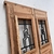 Puerta doble hoja estilo colonial de Pinotea - Cod 5696 - tienda online