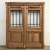 Puerta de 2 hojas colonial con reja - Cod: 5706