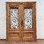 Puerta de entrada en doble hoja colonial pinotea - Cod: 6072