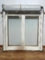 Ventana doble hoja con vidrio entero cedro - Cod: 6093