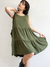 VESTIDO LINO SPANDEX CON VOLADO