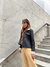 CHAQUETA PIEL C/ BOTONES (GRIS TOPO)