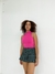 TOP MUSCULOSA POLERA PINZAS LYCRA