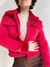 CHAQUETA PIEL C/ BOTONES (ROJO) en internet
