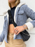 CHAQUETA PIEL C/ BOTONES (GRIS MELANGE) en internet