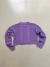 SWEATER CROP TRENZADO